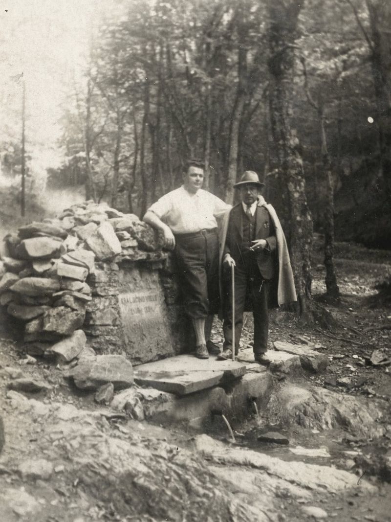 Sljeme. Kraljičin zdenac oko 1920. godine B